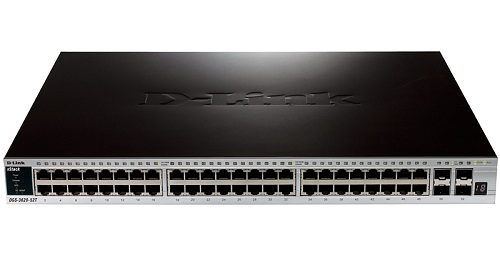 купить D-Link DGS-3620-52T  Коммутатор упр 3-го уровня, xStack с 48 портами 10/100/1000BASE-T /  в Алматы