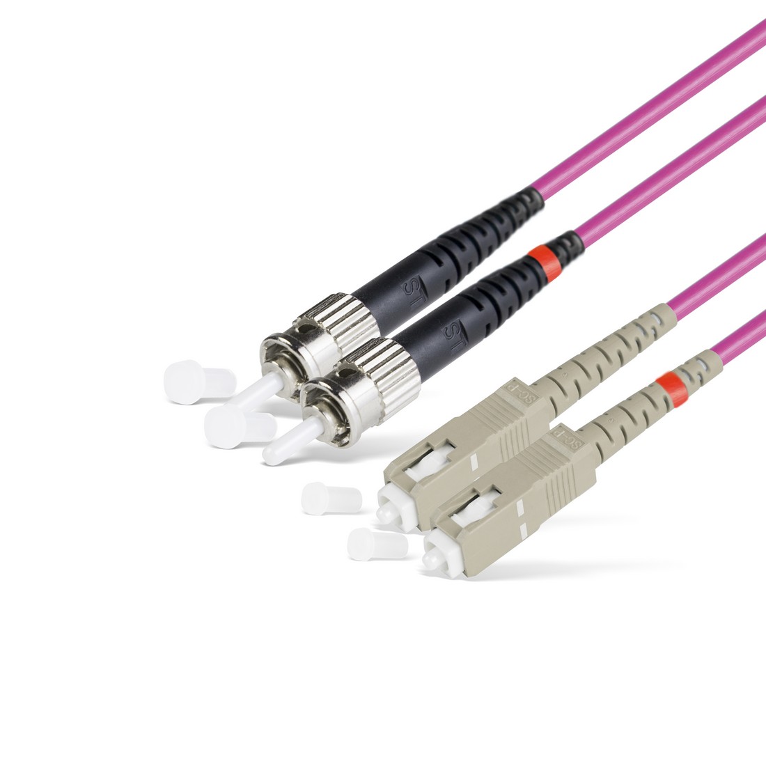 купить Патч Корд Оптоволоконный,, SC/UPC-SC/UPC MM OM4 50/125 Duplex 3.0мм 1 м, Голубой, Пол. Пакет в Алматы