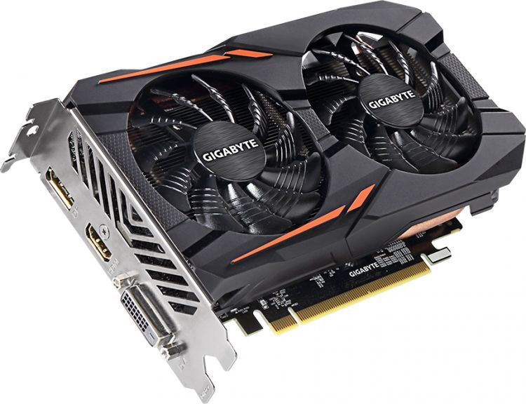 купить Видеокарта, Gigabyte, RX560 GAMING OC 4G (GV-RX560GAMING OC-4GD) 4719331301828, GDDR5, 128bit, DVI, HDMI, DP, Windforce 2X Fan, Цветная коробка в Алматы