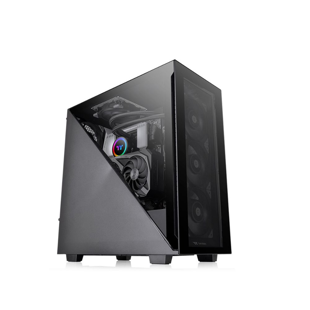 Купить Корпус Thermaltake Divider 300 TG, Midi Tower, ATX, Black, 2x3.5*/5x2.5*, 2xUSB3.0, USB-C CA-1S2-00M1WN-00 в Алматы