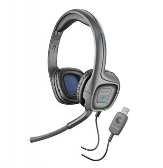 купить Наушники-гарнитура проводная Plantronics AUDIO 655 DPS черный USB в Алматы