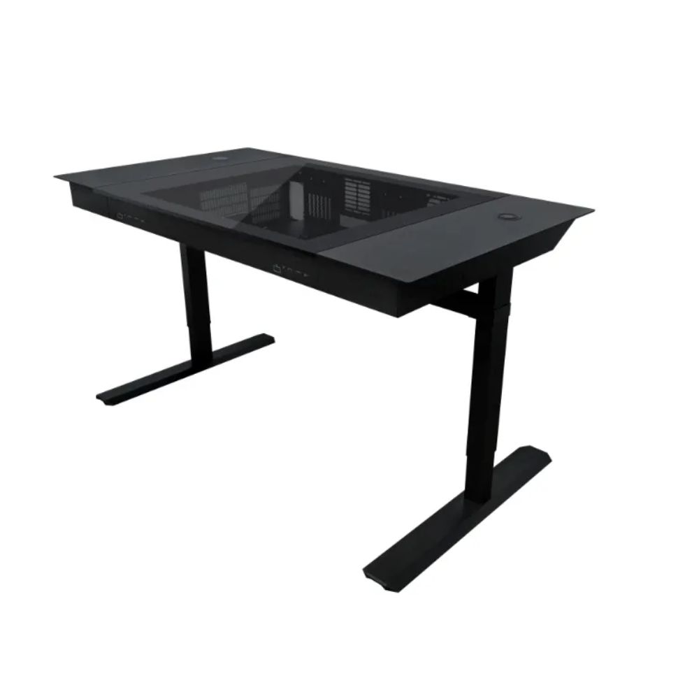 Купить Корпус-стол Lian Li DK07X-WD, 2xE-ATX 2xUSB3.0 2xType-C 1xAudio/Mic Фильтры G99.DK07X-WD.10EU Орех в Алматы