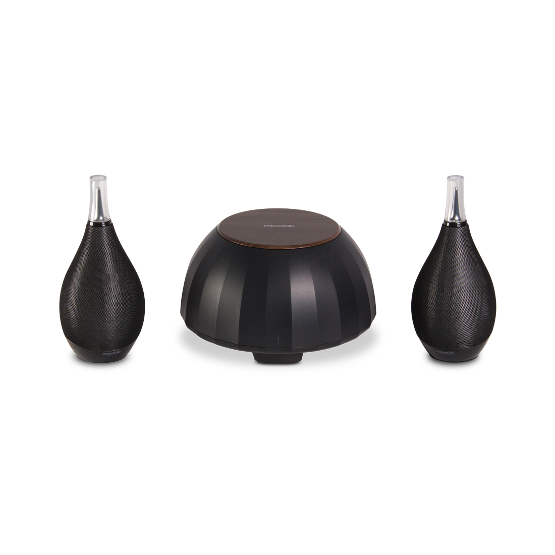 купить Колонки, Microlab M255 Bottlewine, 2.1, Bluetooth 4.0, 36Вт (6*2 24Вт), 80Дб, Чёрный в Алматы