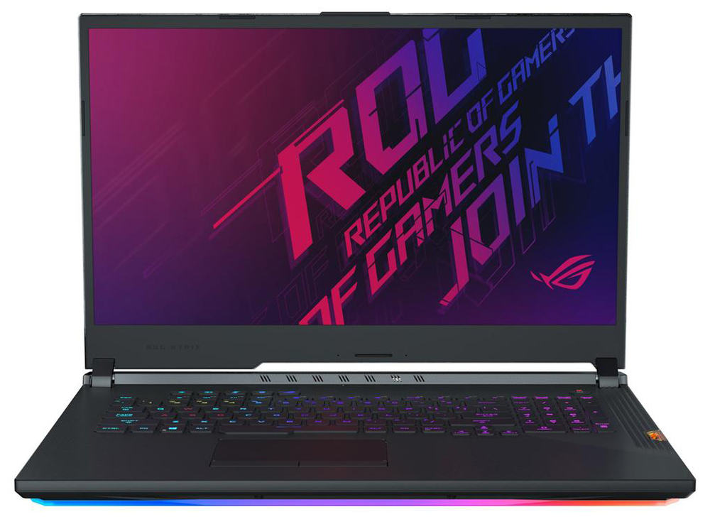 купить Ноутбук Asus ROG G731GW-H6233T 17.3** FHD(1920x1080) 240Hz nonGLARE/Intel Core i7-9750H 2.60GHz Hexa/16GB/1TB SSD/GF RTX2070 8GB/WiFi/BT5.0/RGB-BLKB/Mouse/4cell/2.90kg/DOS/1Y/BLACK в Алматы