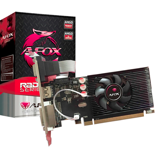 купить Видеокарта 1GB R5 230 DDR3 64-bit AMD Radeon DP DVI-D VGA Fan (R5230-1024 (Fan)) в Алматы
