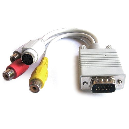 купить Переходник V-T VGA-S-Video 3RCA в Алматы