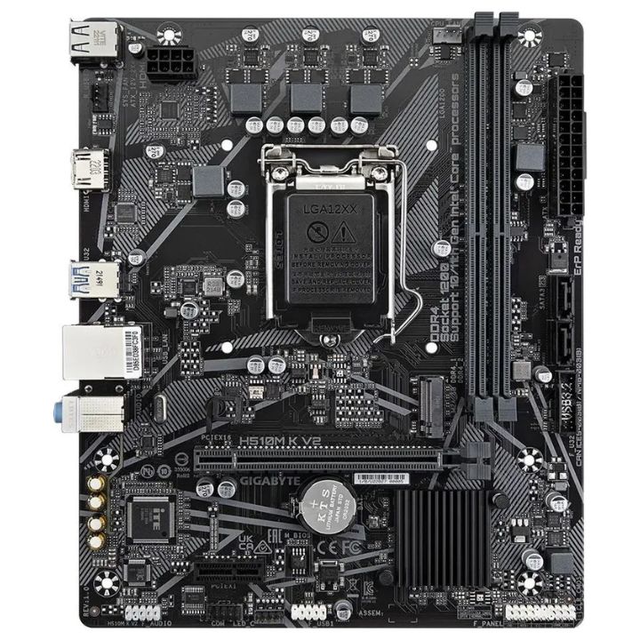 купить Материнская плата GIGABYTE H510M K V2, LGA1200, H510, PCI-Ex 4.0, HDMI, 2xDDR4, 1xM.2, 2xSATA в Алматы