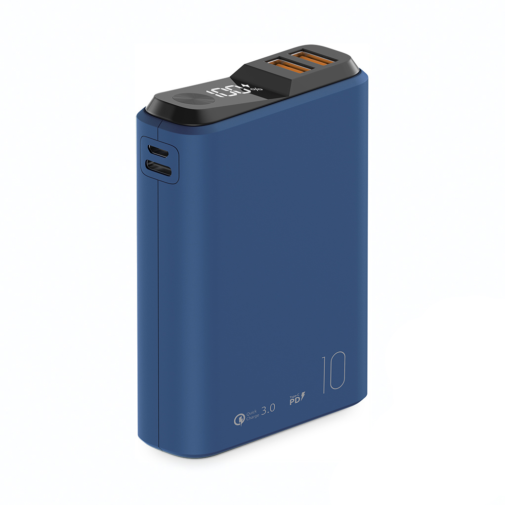 купить Зарядное устройство Power bank Olmio QS-10, 10000mAh, синий в Алматы