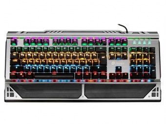 купить Клавиатура Oklick 980G HUMMER механическая черный USB LED в Алматы