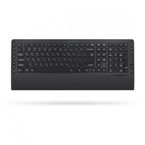 купить Клавиатура, Delux, DLK-05UB, USB, Кол-во стандартных клавиш 103, 18 мультимедиа-клавиш в Алматы
