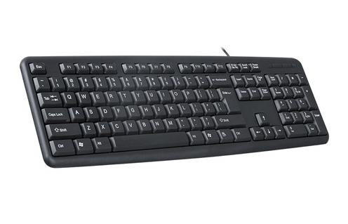 купить Клавиатура Wintek WS-KB-502, USB, рус/англ/каз, 1.5 м, чёрная в Алматы
