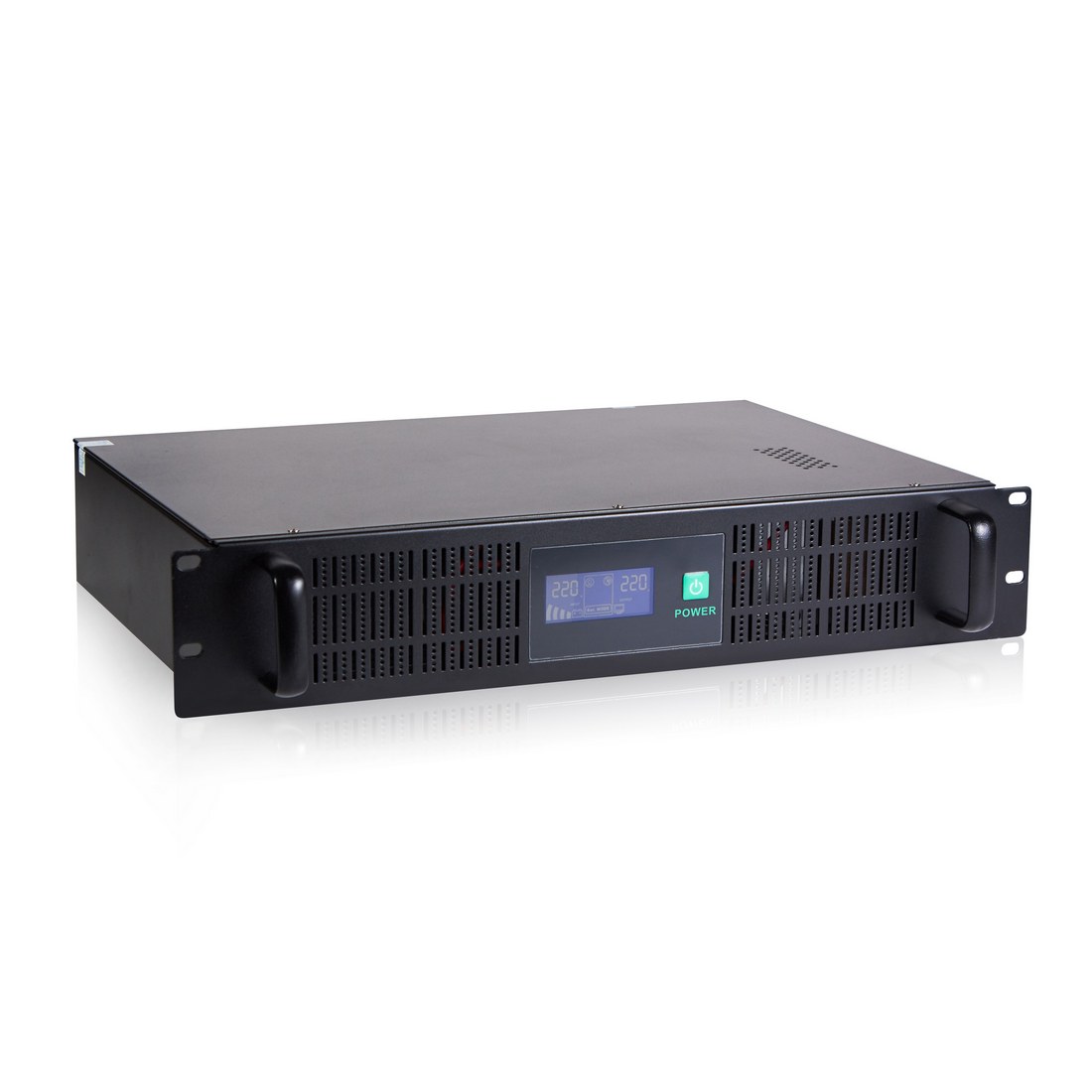 купить Источник бесперебойного питания, SVC, RTO-1.5K-LCD, Мощность 1500ВА/900Вт,  RTO-серия, Стоечный 2U, LCDTel.line, Smart, Диапазон работы AVR:165-275В, Бат.:12В/9Ah*2шт., Вых: 3 Shuko CEE7, Чёрный в Алматы