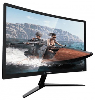 купить Монитор ЖК 24* GameMax  GMX24C144(177) <1920*1080, 23.6”TFT Black, HDMI, DP, DVI, изогнутый> в Алматы
