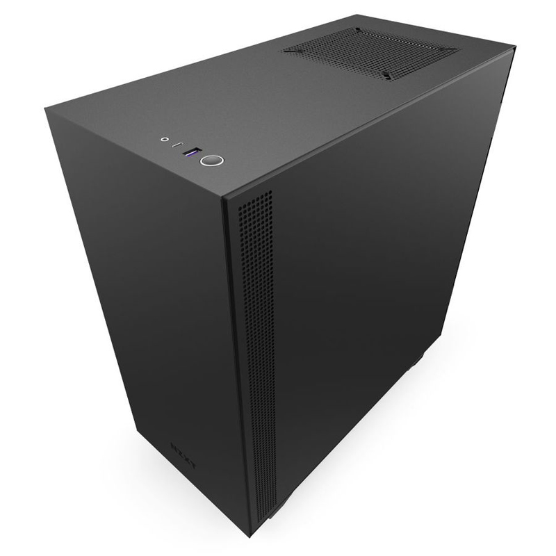 купить Корпус NZXT H510  CA-H510B-B1 Compact Mid Tower Black/Black Chassis with2x 120mm Aer F Case Fans в Алматы