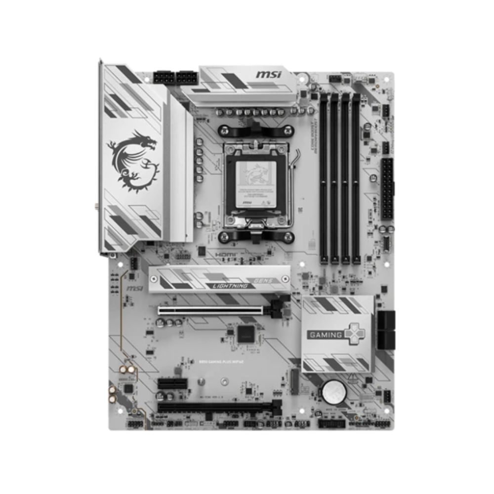 купить Материнская плата MSI B850 GAMING PLUS WIFI6E AM5 4xDDR5 4xSATA3 RAID 2xM.2 DP HDMI 2xType-C ATX в Алматы