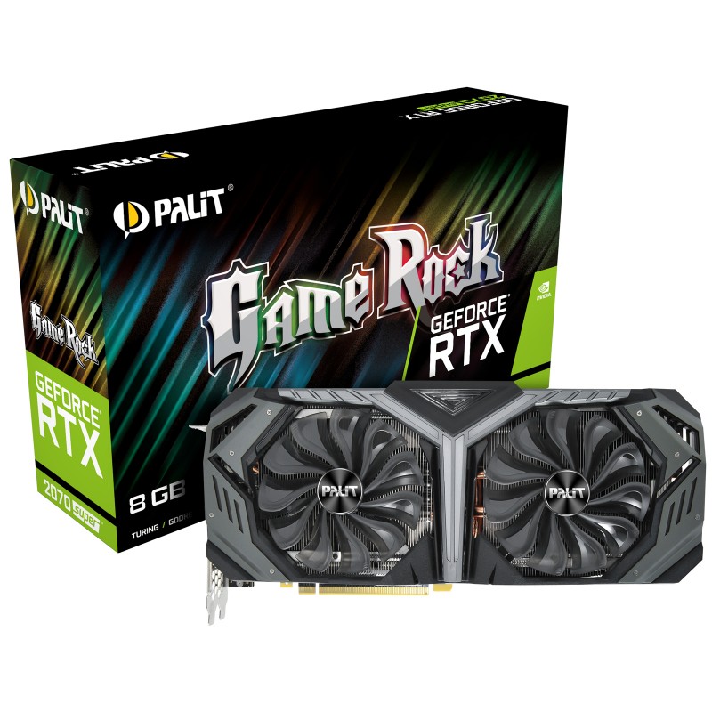 купить Видеокарта, PALIT, RTX2070 SUPER GR 8G (4710562240986), NE6207S020P2-1040G, GDDR6, 256bit, 3-DP, HDMI, USB-C, Цветная коробка в Алматы