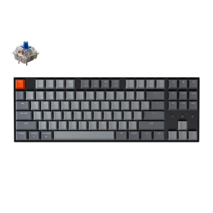 купить Клавиатура Keychron K8-A2 TKL Blue Switch White Led Gateron G pro Mechanical Wireless в Алматы