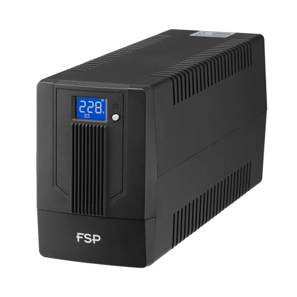 купить ИБП FSP iFP 800 480W/батарея 12V 9Ah/USB port/RJ 45/2 розетки Euro/ЖК дисплей в Алматы