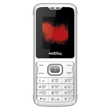 купить Мобильный телефон Nobby 110 бело-серый в Алматы