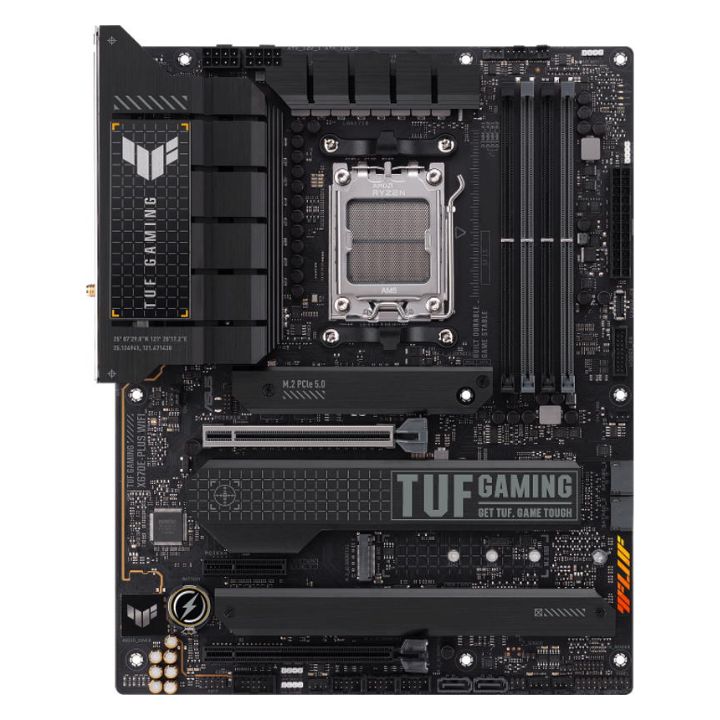 купить Материнская плата ASUS TUF GAMING X670E-PLUS WIFI AM5 4xDDR5 4xSATA3 Raid 4xM.2 HDMI DP ATX в Алматы
