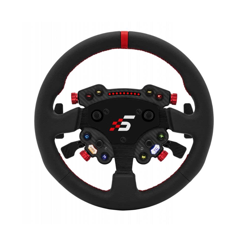 купить Игровой руль GT1 Round Steering Wheel with GT Pro Hub(K)| Shifter & Clutch Paddles | LeatherSIMAGIC QR70 Included в Алматы