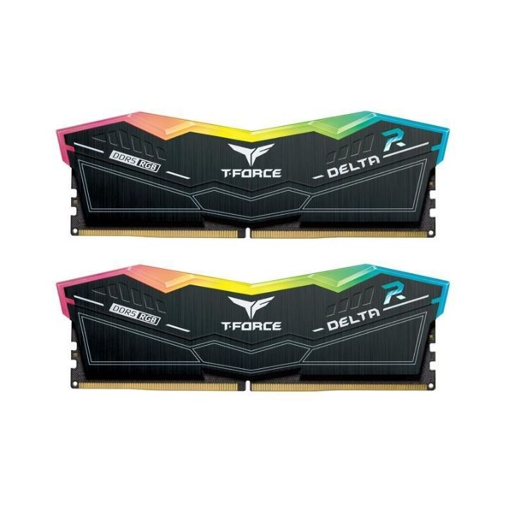 купить ОЗУ Team Group, T-Force Delta RGB 96 GB Kit, DDR5 (2x48GB), 6800Mhz, CL36-46-46-84,  1.4V, FF3D596G6800HC36DDC01 в Алматы