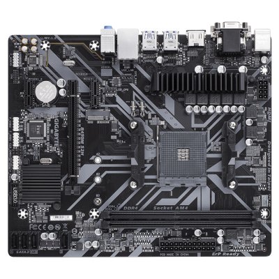 купить Материнская  плата GIGABYTE B450M S2H AM4   PCI-E Dsub+DVI+HDMI GbLAN SATA RAID MicroATX 2DDR4 в Алматы