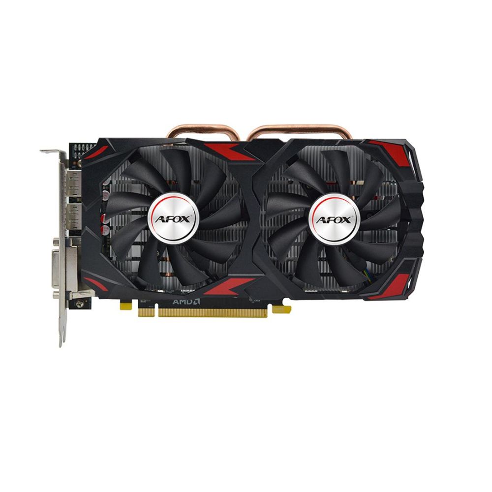 купить Radeon RX570, Afox V2, 1284MHz/7000MHz, 256bit, 8GB GDDR5, DVI-I, HDMI, 3xDP AFRX570-8192D5H5-V2 в Алматы
