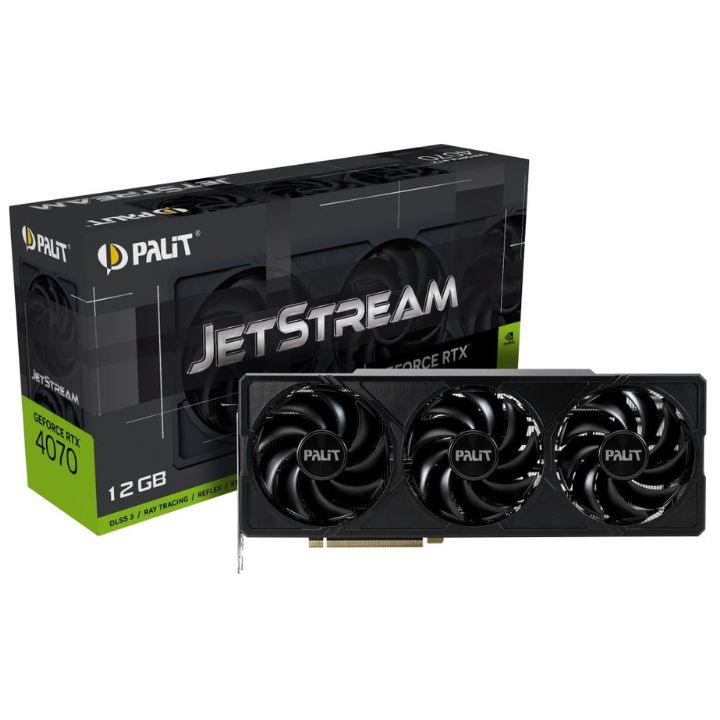 купить Видеокарта PALIT RTX4070 JETSTREAM 12GB (NED4070019K9-1047J) в Алматы