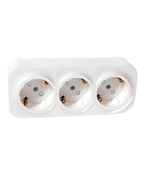 купить Legrand 782218 Розетка 3X2К+З шт БЕЛ /  в Алматы