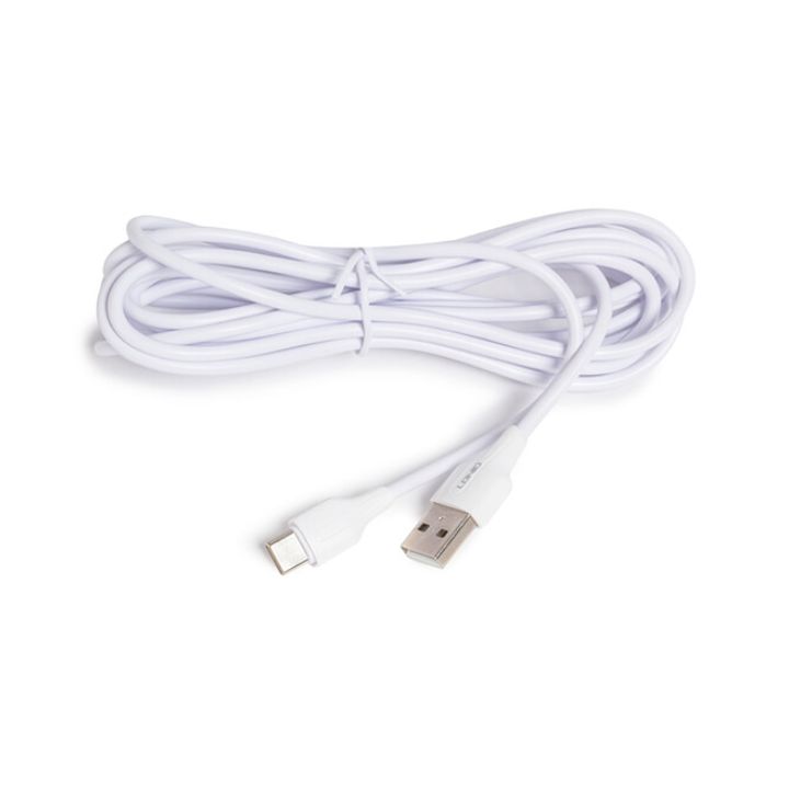 купить Интерфейсный кабель LDNIO Type-C LS543 2м 2,1A Белый в Алматы