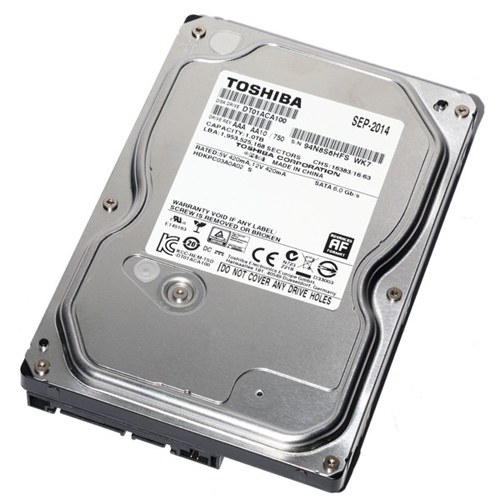 купить Жесткий диск HDD 1TB Toshiba DT01ACA100 <SATA-III, 7200rpm, 3.5*, 6.0 Gb/s, 32M cache> в Алматы