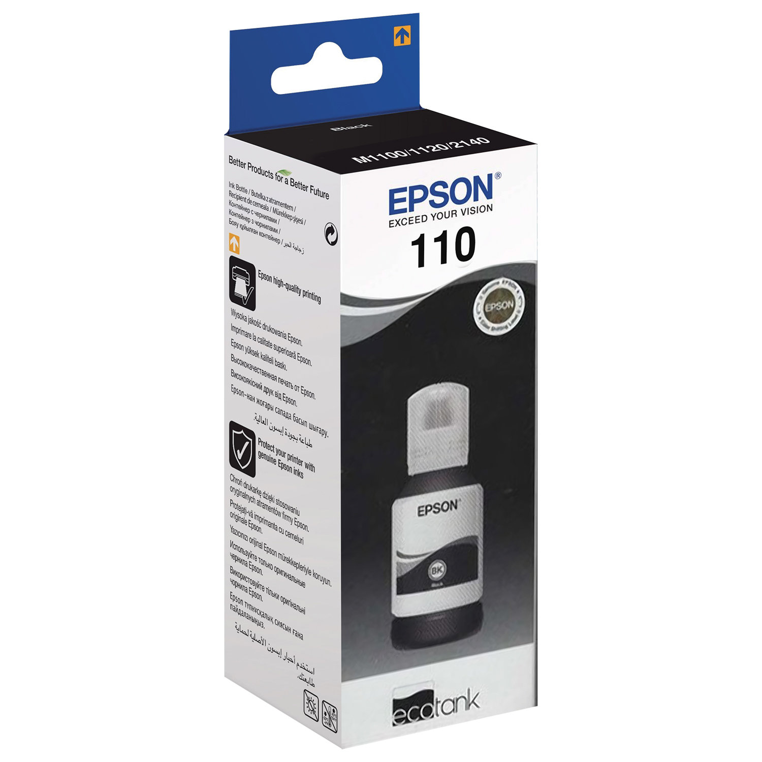 купить Чернила Epson C13T03P14A  EcoTank MX1XX Series Black Bottle XL в Алматы