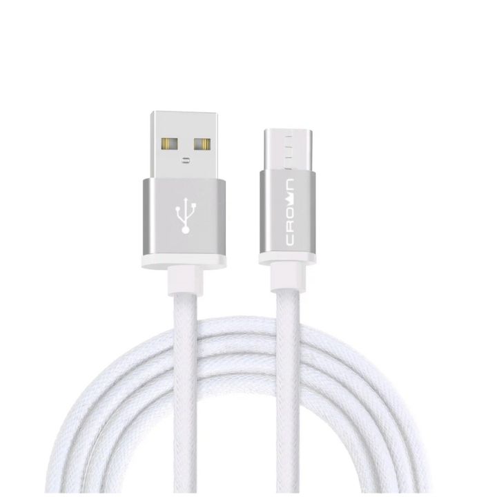 купить Кабель Crown USB - USB Type-C CMCU-3072C white в Алматы