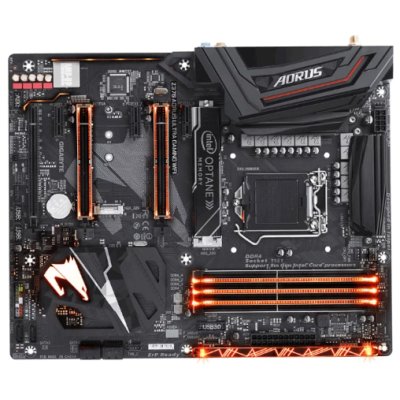 купить Материнская плата GIGABYTE Z370 AORUS Ultra Gaming WIFI LGA1151 3xPCI-E HDMI GbLAN+WiFi SATA RAID ATX 4DDR4 в Алматы