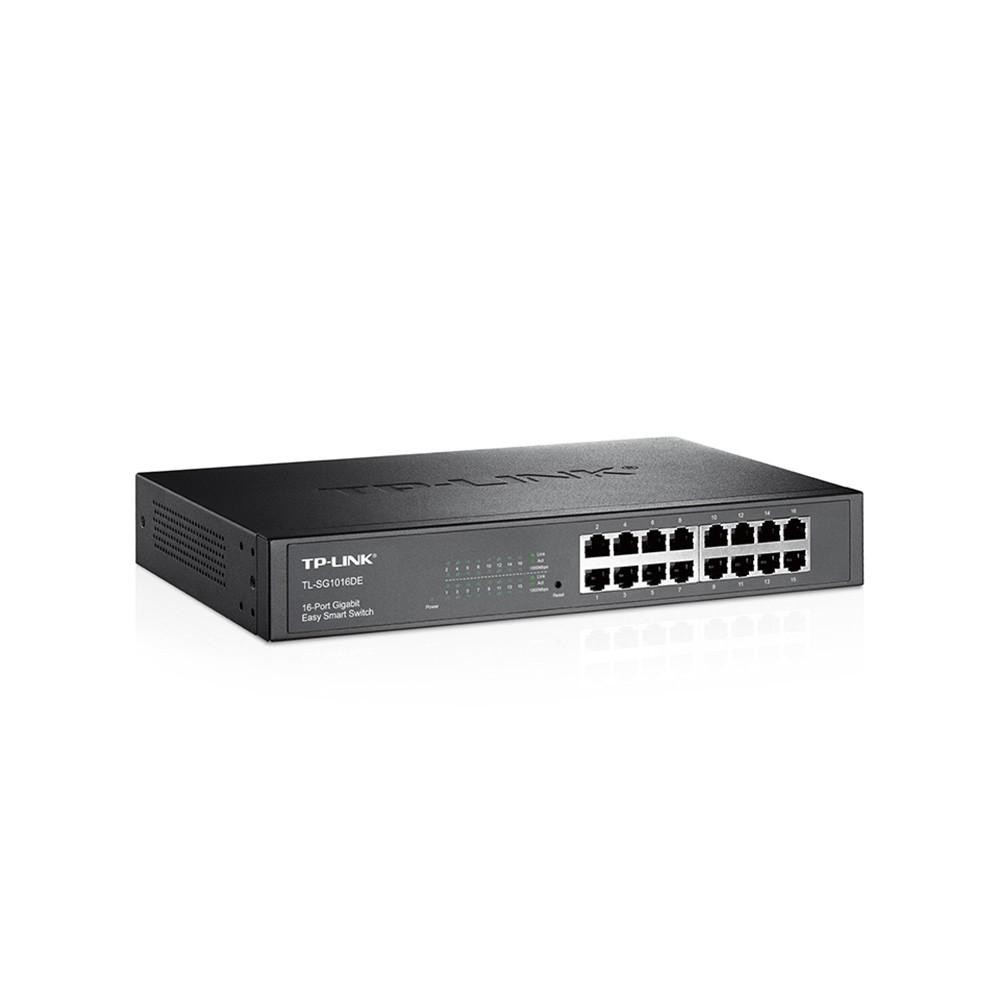 купить Коммутатор, TP-Link, TL-SG1016DE, 19-дюймовый стоечный, 16 портов 10/100/1000M RJ45, Настраиваемый(Easy Smart), Корпус металл, 1U в Алматы