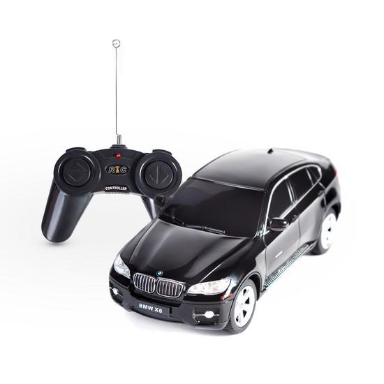 купить Радиоуправляемая машина, RASTAR, 31700B, 1:24, BMW X6, Пластик, 27 Mhz, Чёрный в Алматы