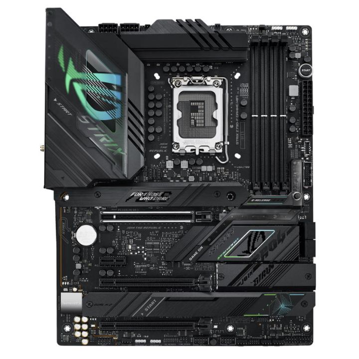 купить Материнcкая плата ASUS ROG STRIX Z790-F GAMING WIFI s1700 Z790 4xDDR5 M.2 HDMI DP Wi-Fi BT ATX в Алматы