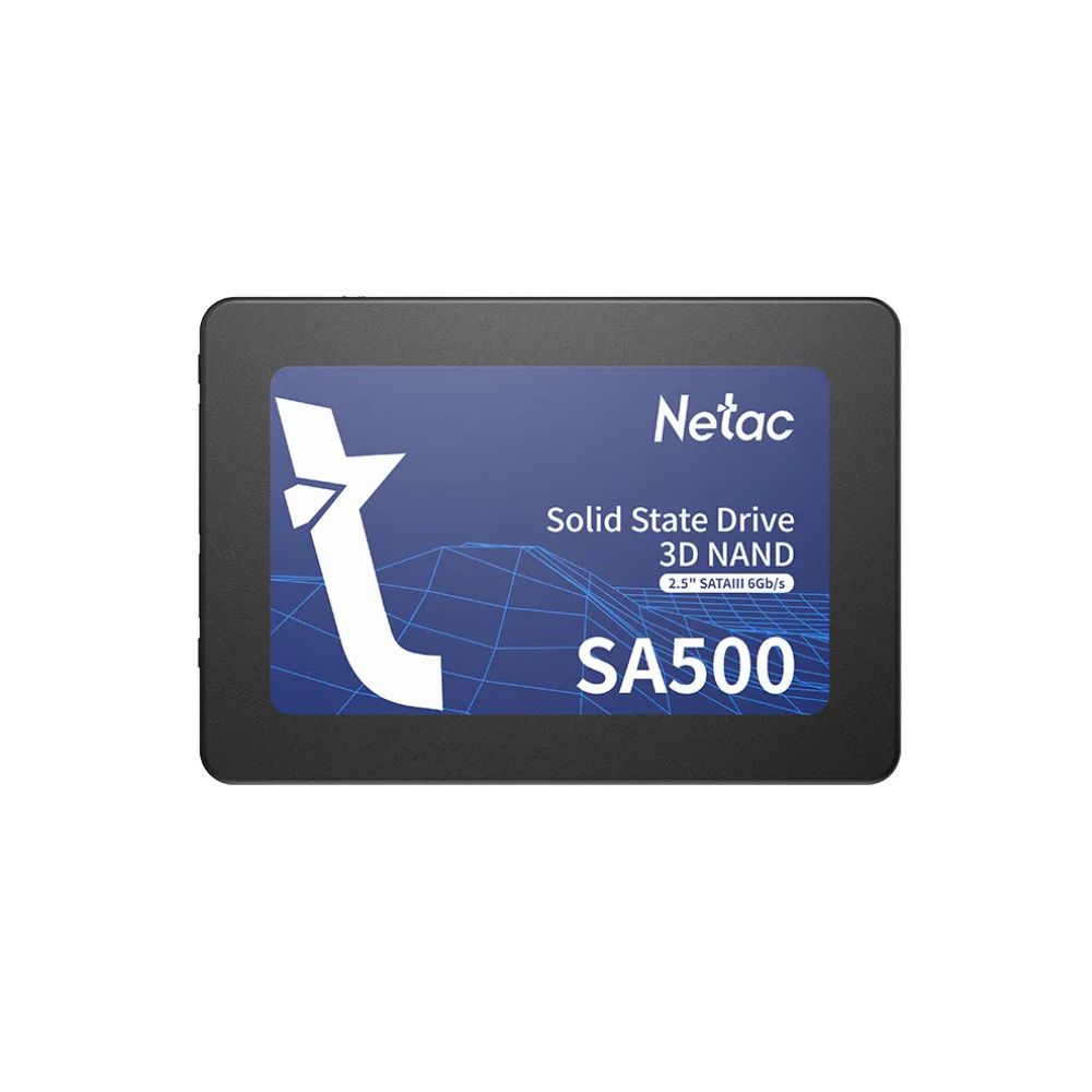 Купить SSD 512GB Netac SA500, 2.5**, read 520 MB/s, write 450 MB/s, SATA III, TLC NT01SA500-512-S3X в Алматы