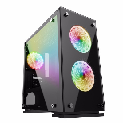 купить Корпус ПК без БП GameMax H605-TA <MATX, 350x188x380mm> в Алматы