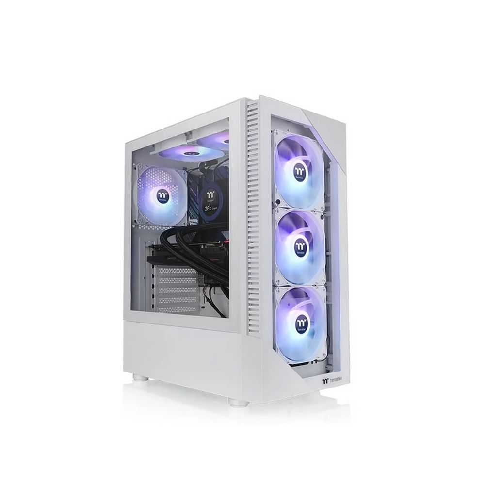 Купить Корпус Thermaltake View 200 TG ARGB, Midi Tower, ATX, White, 2x3.5*/2x2.5*, 2xUSB3.0 CA-1X3-00M6WN-00 в Алматы