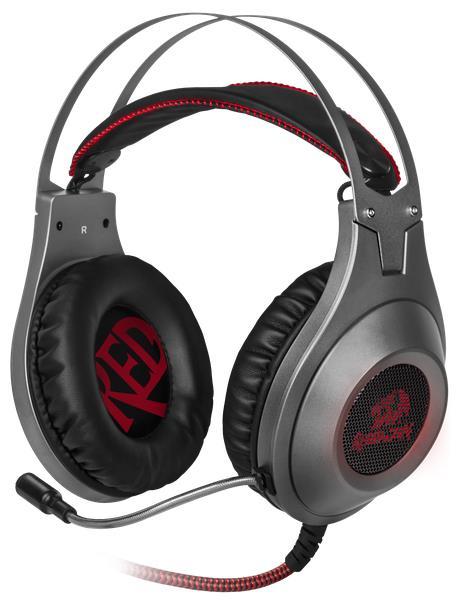 купить Игровая гарнитура стерео Redragon Inferno Pro virtual 7.1 подсветка регулят. громк., 2 м кабель. в Алматы