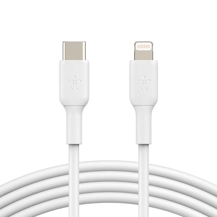 купить Кабель Belkin Lightning - USB-С, PVC, 1m, white в Алматы