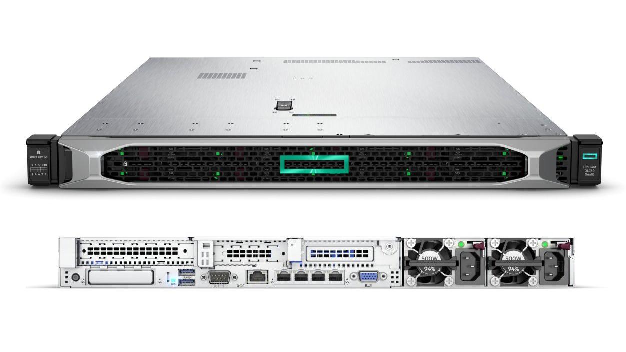 купить Сервер HP Enterprise/DL360 Gen10/1/Xeon Silver/4208 (8C/16T 11Mb)/2,1 GHz/1x16 Gb/P408i-a/2Gb/8 SFF/2/480 Gb/SSD/4x1GbE/Nо ODD/1 х 500W Platinum в Алматы