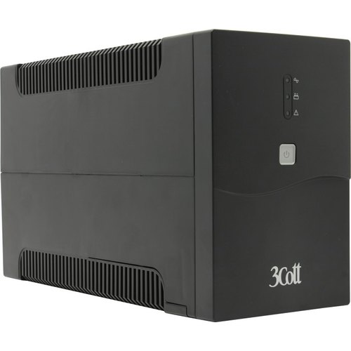 купить Источник бесперебойного питания 3Cott-2200-CNL, Connect line, Smart, AVR, 2200VA/1320W, 12V/9Ah*2, Schuko*4 + IEC C13*2, USB, RJ11/RJ45, LED в Алматы