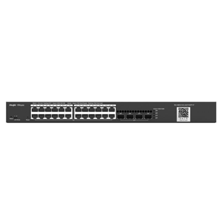 купить Коммутатор Reyee RG-NBS3100-24GT4SFP-P L2 PoE+(24x10/100/1000Base-T PoE+, 4xSFP, 370W PoEpower budget, 19" Rack Case) в Алматы