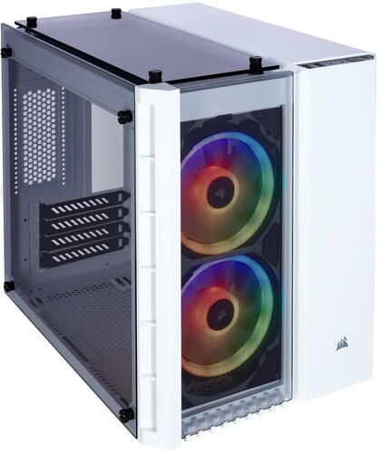 купить Компьютерный корпус Corsair Crystal Series 280X RGB Micro-ATX-Mini-ITX, Белый CC-9011137-WW в Алматы