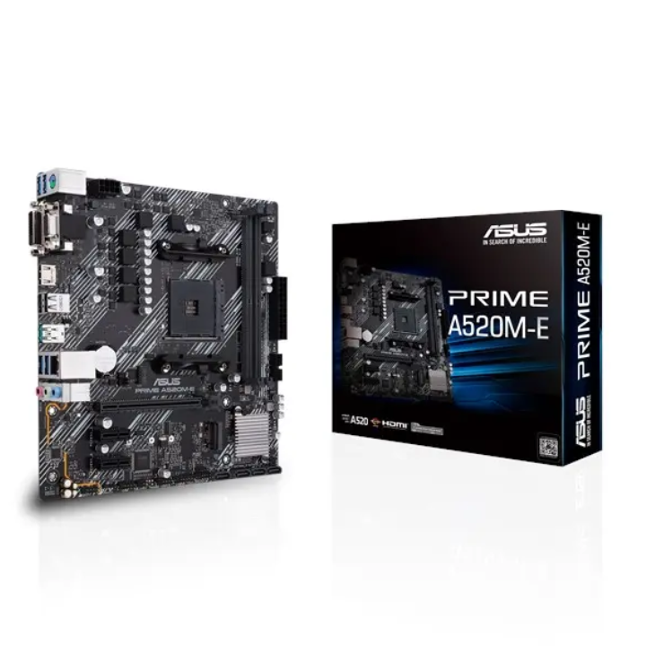 купить ASUS PRIME А520М-Е sAM4 А520 2xDDR4 HDMI-DVI-VGA mATX в Алматы