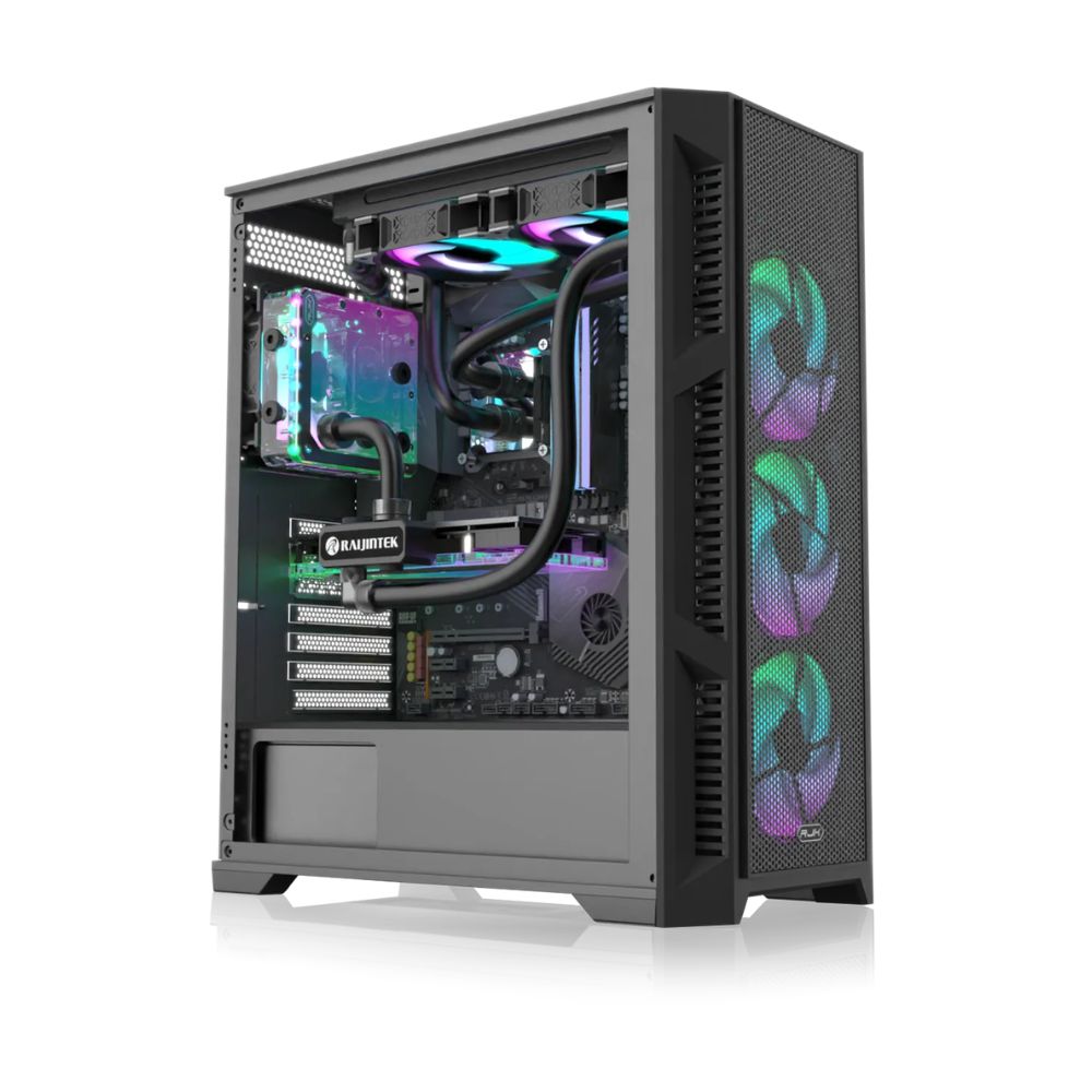 купить Корпус RAIJINTEK ARCADIA III-MS4, Mid-Tower, MATX, Mini-ITX, ATX, USB 2.0 Type-A, USB 3.2 Gen 1 Type-A, ARGB- 4x120мм,TG в Алматы