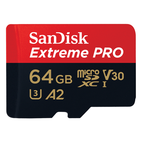 купить SanDisk Extreme Pro microSDXC 64GB + SD Adapter + Rescue Pro Deluxe 170MB/s A2 C10 V30 UHS-I U3; EAN: 619659169794 в Алматы